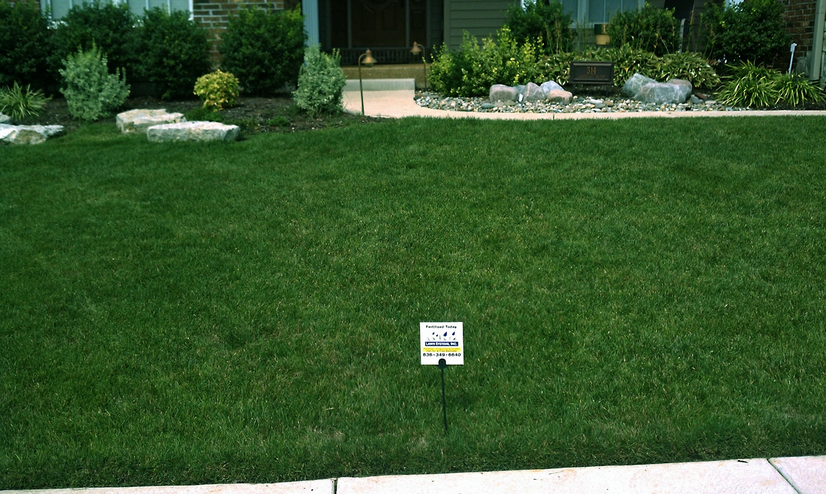 Front Lawn with Walkway