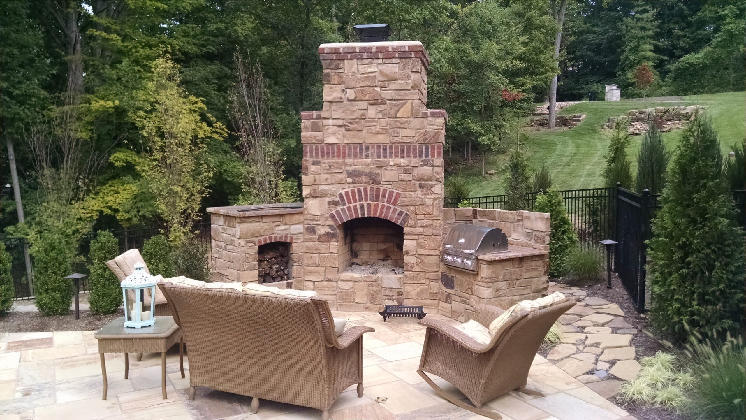 Fireplace and Barbeque