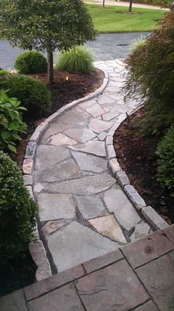 Natural Stone Walkway