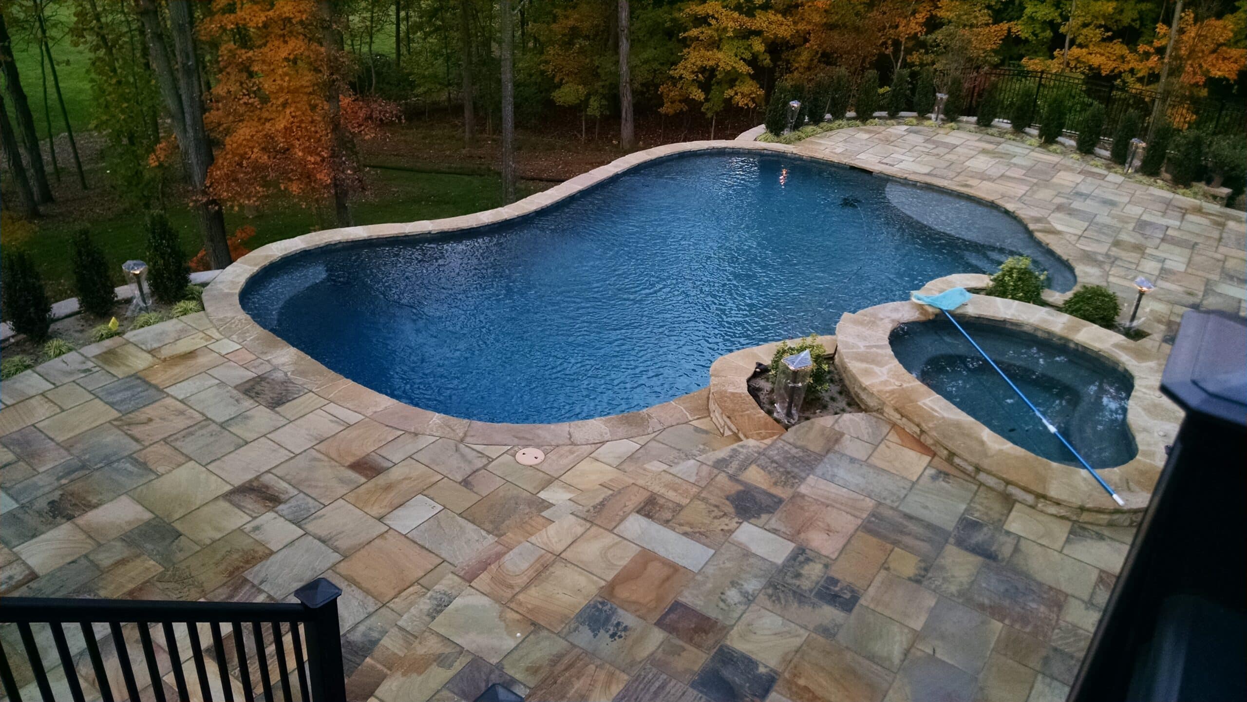 Paver Patio and Swimming Pool