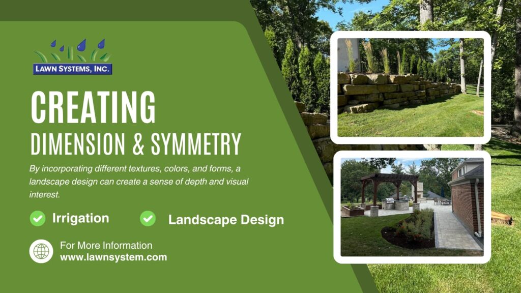 Creating Dimension and Symmetry in Landscaping